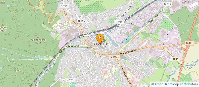 localisation de l'entreprise MONSIEUR ALBERT SALVADOR à SAVERNE
