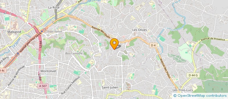 localisation de l'entreprise MONSIEUR ALBERT SAVASTANA à MARSEILLE