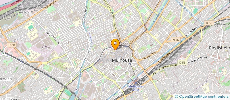 localisation de l'entreprise MONSIEUR ALBERT SCHAERRER  MULHOUSE