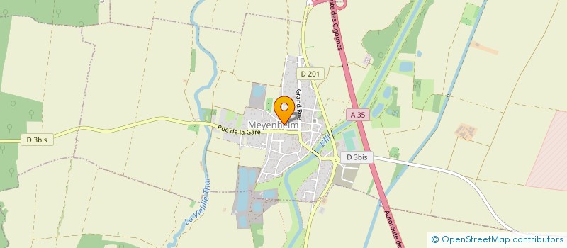 localisation de l'entreprise MONSIEUR ALBERT SCHERMESSER  MEYENHEIM
