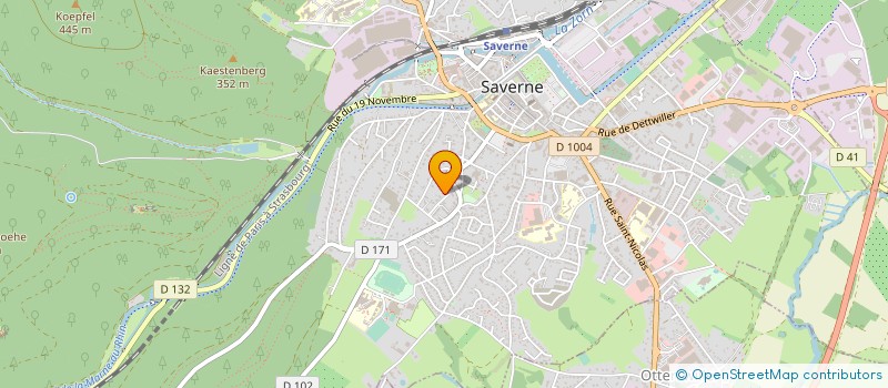 localisation de l'entreprise MONSIEUR ALBERT SCHNEBELEN à SAVERNE