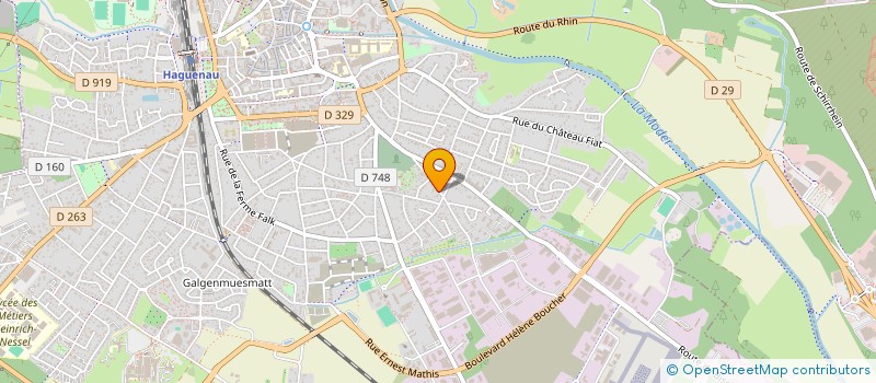 localisation de l'entreprise MONSIEUR ALBERT SCHOEFOLT  HAGUENAU