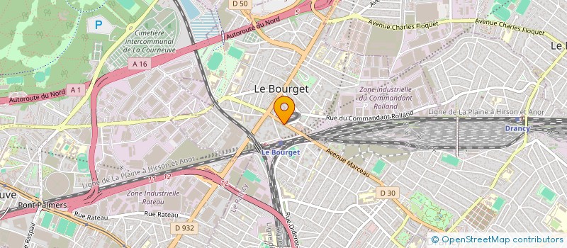 localisation de l'entreprise MONSIEUR ALBERT SENEJOUX à LE BOURGET