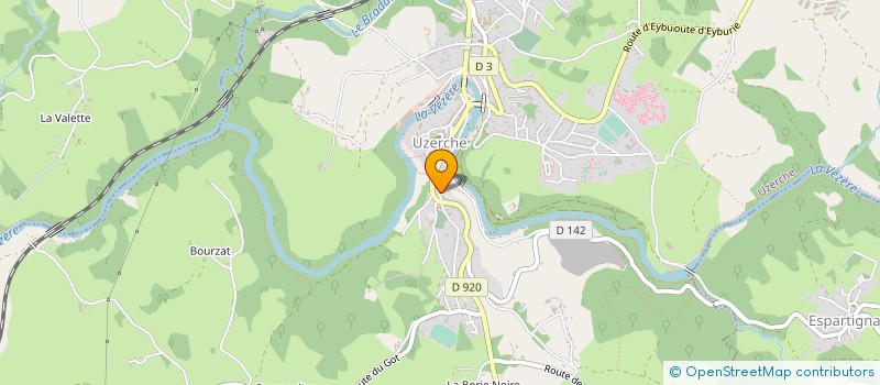 localisation de l'entreprise MONSIEUR ALBERT SERRE  EYBURIE