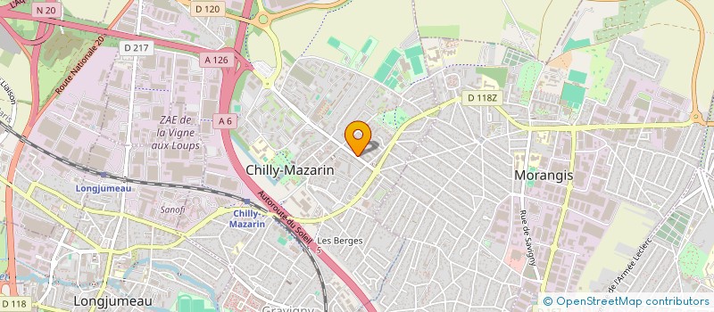 localisation de l'entreprise MONSIEUR ALBERT SERRERO à CHILLY-MAZARIN
