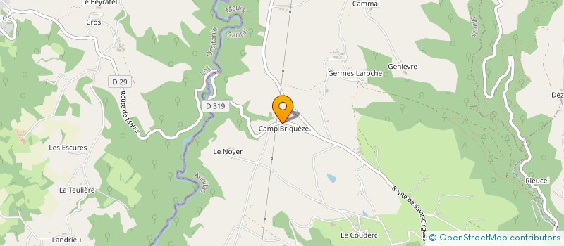 localisation de l'entreprise MONSIEUR ALBERT SEYROLLE à MAURS