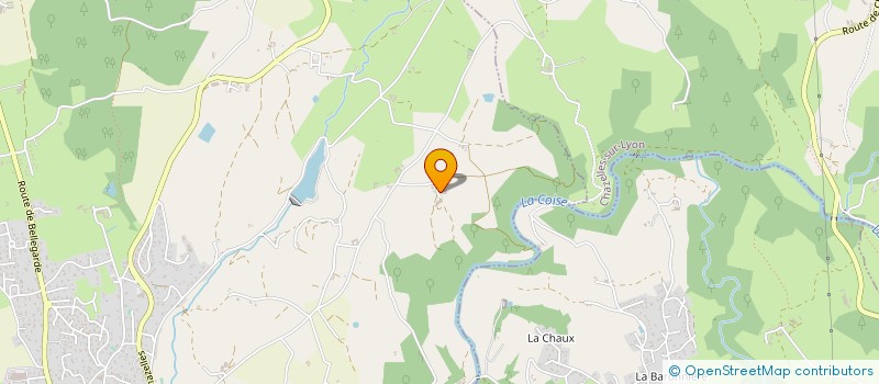 localisation de l'entreprise MONSIEUR ALBERT SIMON  SAINT-GALMIER