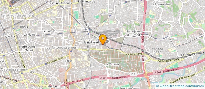 localisation de l'entreprise MONSIEUR ALBERT SLAMA à MARSEILLE
