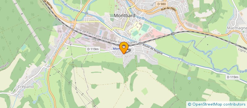 localisation de l'entreprise MONSIEUR ALBERT SONNOIS à MONTBARD