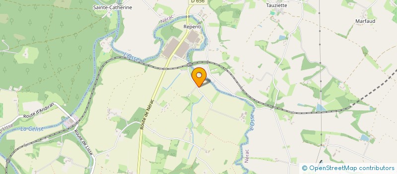 localisation de l'entreprise MONSIEUR ALBERT SOULHOL  SAINTE-MAURE-DE-PEYRIAC