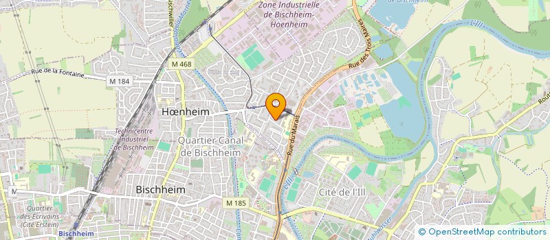 localisation de l'entreprise MONSIEUR ALBERT STAENTZEL  HNHEIM