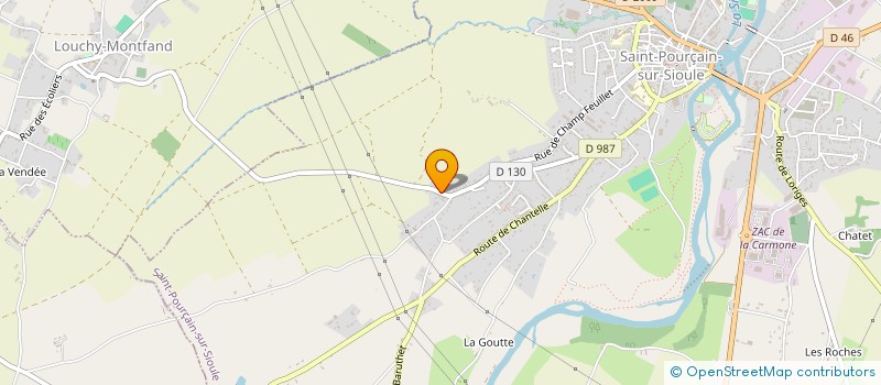 localisation de l'entreprise MONSIEUR ALBERT STERLE  SAINT-POURCAIN-SUR-SIOULE