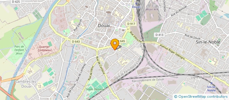 localisation de l'entreprise MONSIEUR ALBERT SUTRE à DOUAI