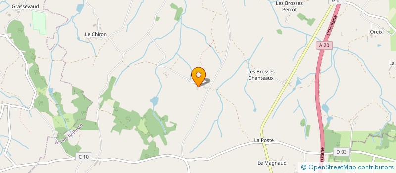 localisation de l'entreprise MONSIEUR ALBERT THILLET à ARNAC-LA-POSTE