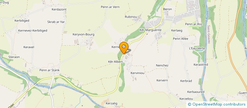 localisation de l'entreprise MONSIEUR ALBERT THOMAS à CHATEAUNEUF-DU-FAOU