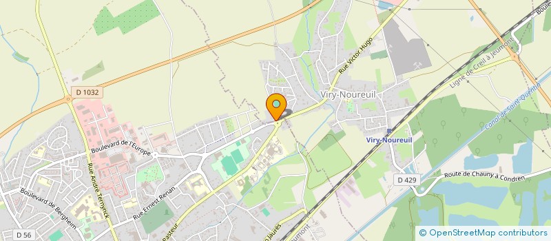 localisation de l'entreprise MONSIEUR ALBERT THUILLIER  SAINT-PAUL-AUX-BOIS