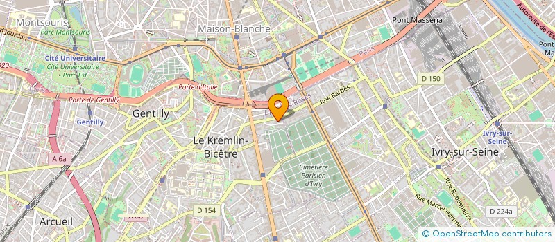 localisation de l'entreprise MONSIEUR ALBERT TORDJMANN  LE KREMLIN-BICETRE