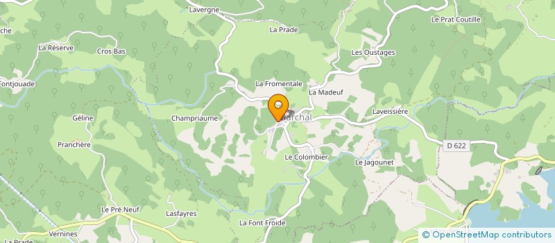 localisation de l'entreprise MONSIEUR ALBERT TOURNADRE à CHAMPS-SUR-TARENTAINE-MARCHAL