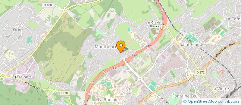 localisation de l'entreprise MONSIEUR ALBERT TOURNIER à BESANCON