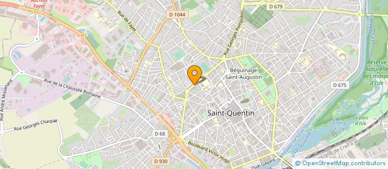 localisation de l'entreprise MONSIEUR ALBERT TOUSSE à SAINT-QUENTIN