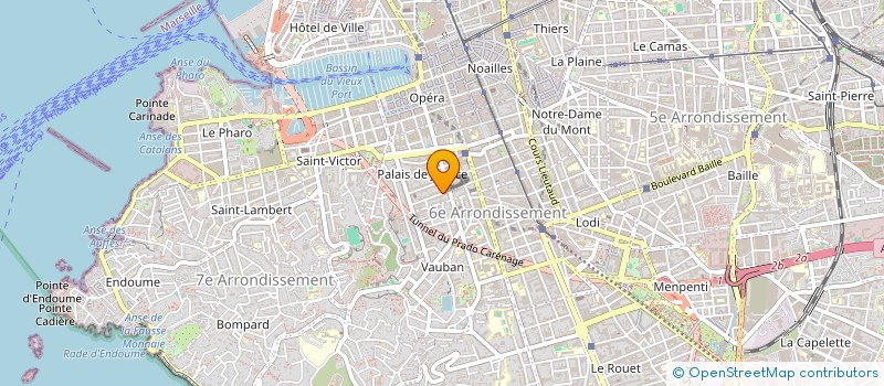 localisation de l'entreprise MONSIEUR ALBERT TREVES  MARSEILLE