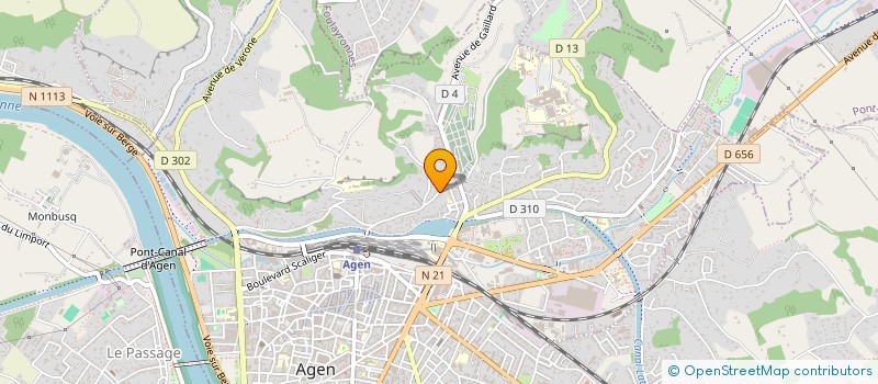 localisation de l'entreprise MONSIEUR ALBERT TRINH-DUC  AGEN