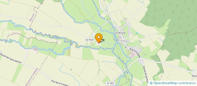 localisation de l'entreprise MONSIEUR ALBERT TROUSSARD  PALLEAU