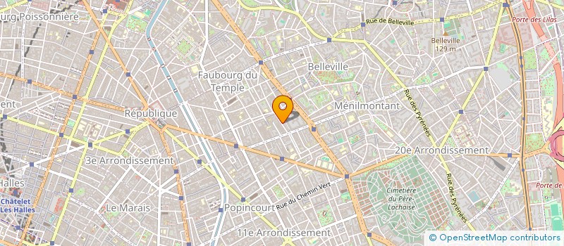 localisation de l'entreprise MONSIEUR ALBERT TUIL  PARIS