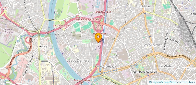 localisation de l'entreprise MONSIEUR ALBERT TWAGIRAYEZU à TOULOUSE