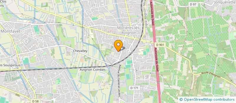 localisation de l'entreprise MONSIEUR ALBERT USSEGLIO  MORIERES-LES-AVIGNON