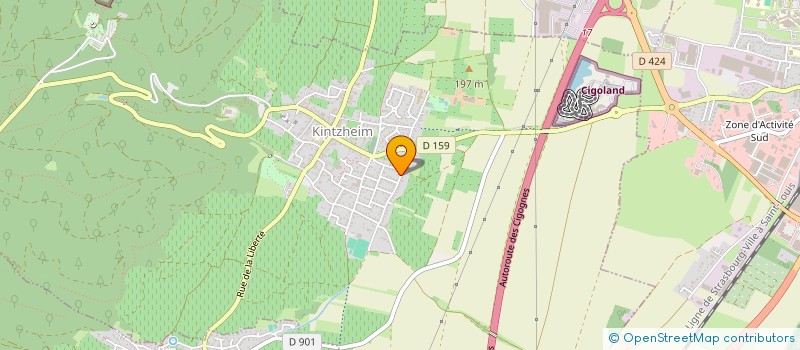 localisation de l'entreprise MONSIEUR ALBERT VACHER  MUSSIG