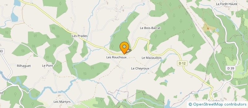 localisation de l'entreprise MONSIEUR ALBERT VAN RAMSHORST à LA CROISILLE-SUR-BRIANCE