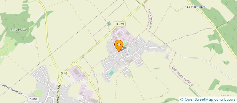 localisation de l'entreprise MONSIEUR ALBERT VANDENBUSSCHE  ERCUIS