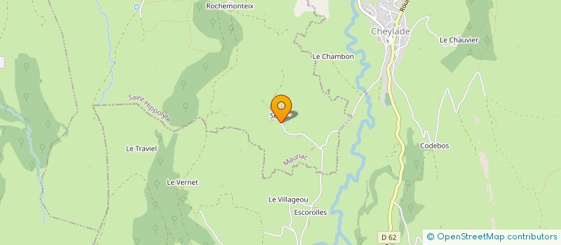 localisation de l'entreprise MONSIEUR ALBERT VESCHAMBRE à SAINT-HIPPOLYTE