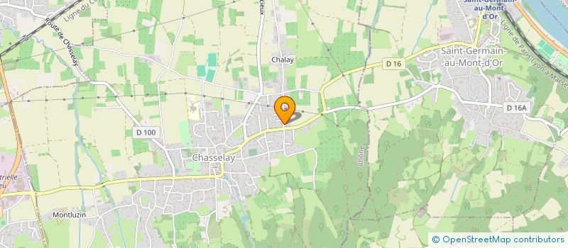 localisation de l'entreprise MONSIEUR ALBERT VEZZONI  CHASSELAY