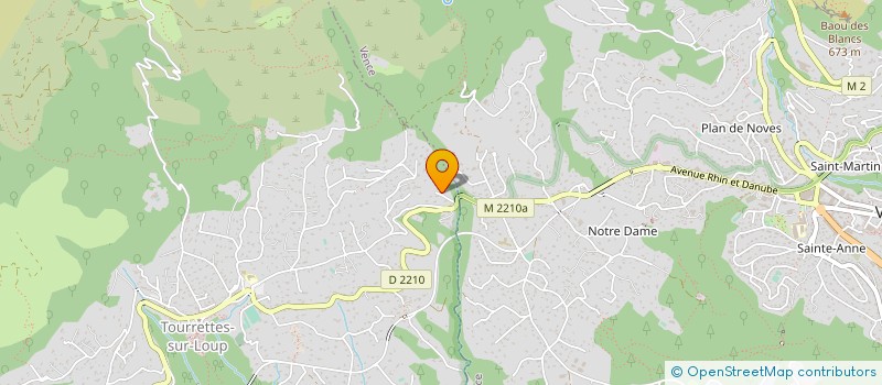 localisation de l'entreprise MONSIEUR ALBERT VIALE à TOURRETTES-SUR-LOUP