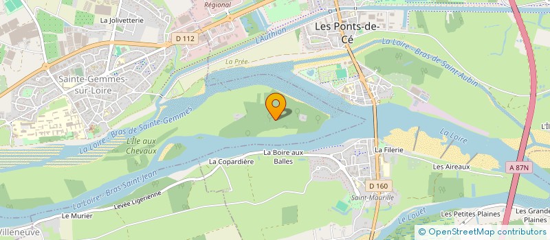 localisation de l'entreprise MONSIEUR ALBERT VIGAN  STE GEMMES SUR LOIRE