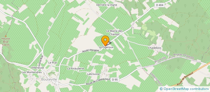 localisation de l'entreprise MONSIEUR ALBERT VILLARD à BOUTEVILLE