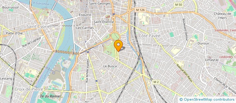 localisation de l'entreprise MONSIEUR ALBERT VUILLIER  TOULOUSE