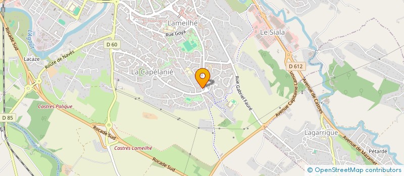 localisation de l'entreprise MONSIEUR ALBERT WALRICH NTONO NDIAYE  CASTRES