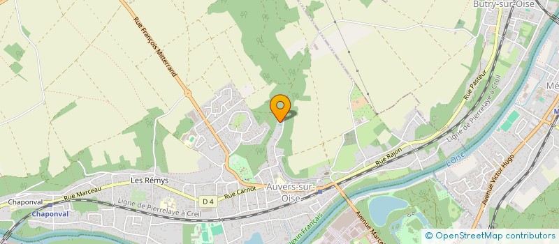 localisation de l'entreprise MONSIEUR ALBERT ZAMUNER à AUVERS SUR OISE