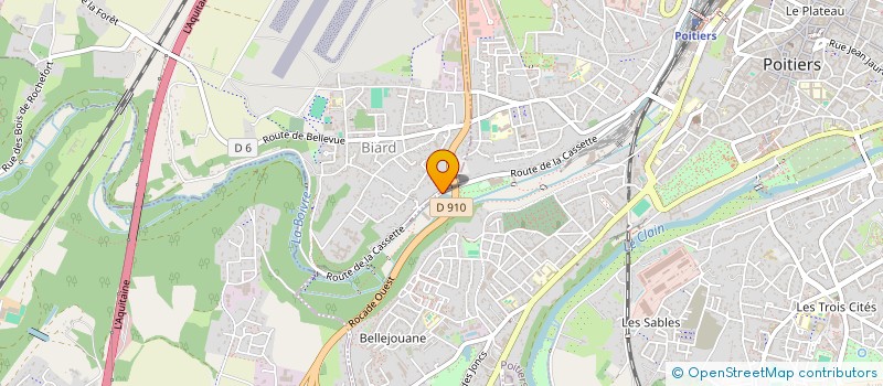 localisation de l'entreprise MONSIEUR ALBERT ZASLATI  BIARD