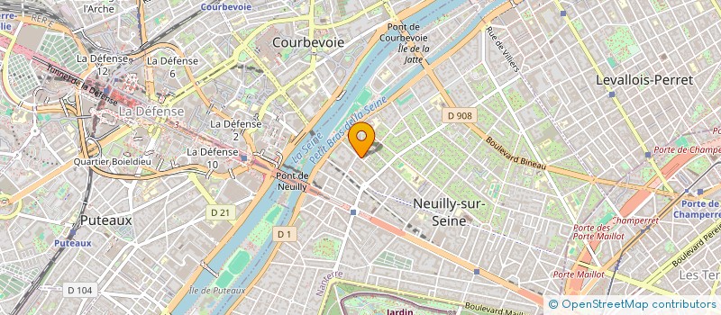 localisation de l'entreprise MONSIEUR ALBERT ZEME à NEUILLY SUR SEINE
