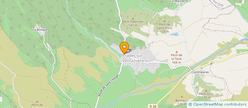 localisation de l'entreprise MONSIEUR ALBERT ZWEERS  PRADES-SUR-VERNAZOBRE