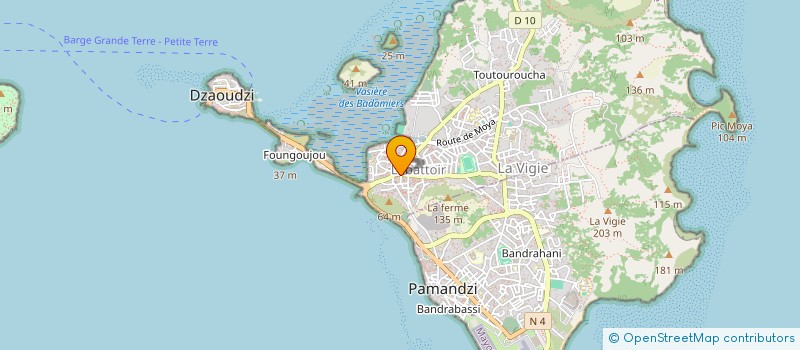 localisation de l'entreprise MONSIEUR ALBERTIN RANDRIANTSOA à DZAOUDZI
