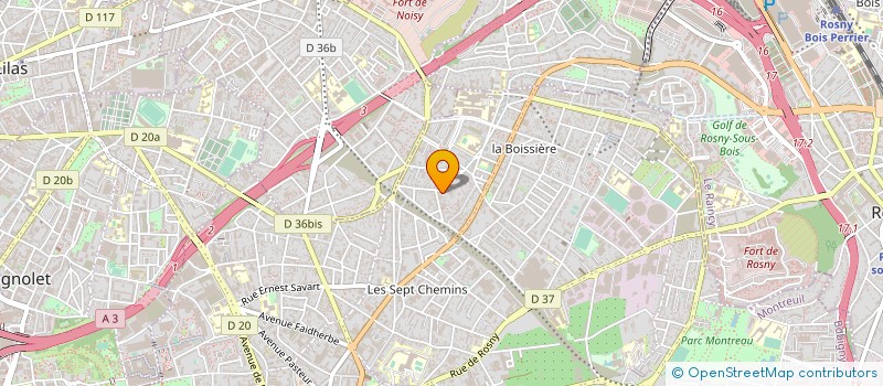 localisation de l'entreprise MONSIEUR ALBERTINO LOPES RODRIGUEZ à MONTREUIL