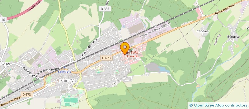 localisation de l'entreprise MONSIEUR ALBERTINO MARQUES-PINTO  SAINT-VIT