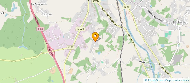 localisation de l'entreprise MONSIEUR ALBERTINO MOURAO à ARGENTON-SUR-CREUSE