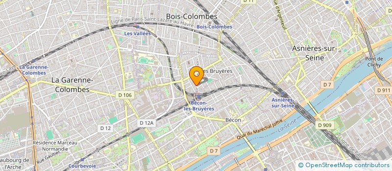 localisation de l'entreprise MONSIEUR ALBERTINO NASCIMENTO FONSECA  ASNIERES-SUR-SEINE