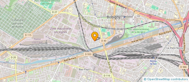 localisation de l'entreprise MONSIEUR ALBERTO ALCAIRE  BOBIGNY